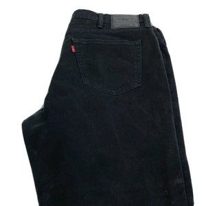 Levis 541 Athletic Fit Mens 40x32 Black Distress